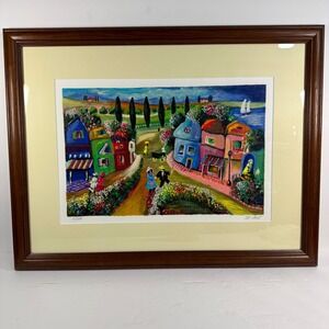 Shlomo Alter AFTERNOON STROLL‎ Hand Signed Ltd Ed 154/390 Cert of Authenticity